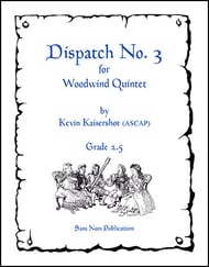 Dispatch No. 3 Woodwind Quintet cover Thumbnail